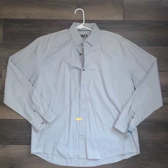 Men’s express dress shirt, color gray size 17 - Picture 1 of 2